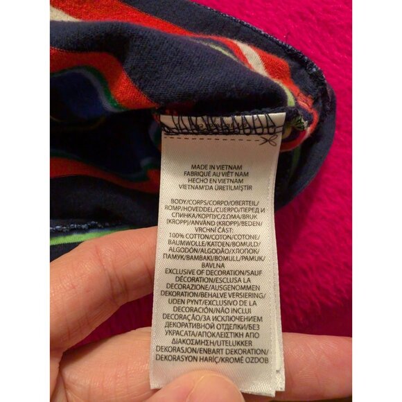 Polo Ralph Lauren T-Shirt Mens Large Striped Pocket Tee Classic Fit Multicolor - Picture 6 of 6